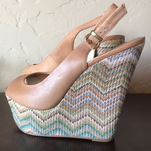 Fergie Nude Wedges